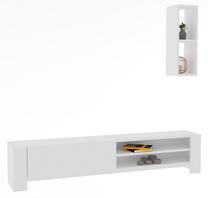 Svetainės baldų komplektas Kalune Design Naz, vidaus, baltas