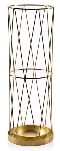 Skėčių laikiklis Mondex Cedric, aukso, 15.5 cm x 15 cm x 45 cm