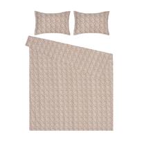 Patalynės užvalkalų komplektas Okko Leopard, rusva, 160 x 200 cm