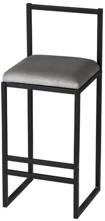 Baro kėdė Kalune Design Nordic 118BRN1170, pilka, 35 cm x 35 cm x 80 cm