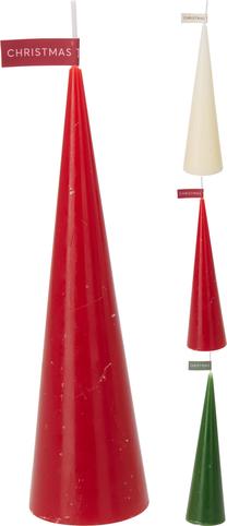 Žvakė, kūginė Kūgis, 5 h, (spalva/dizainas parenkami atsitiktine tvarka)