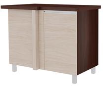 Apatinė virtuvinė spintelė Bodzio Sandi KSSNDCL-LA/P/OR, ruda/smėlio, 65 cm x 110 cm x 86 cm