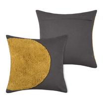 Dekoratyvinė pagalvėlė Lovely Lenny, antracito/garstyčių, 50 cm x 30 cm