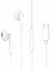 Laidinės ausinės VIDVIE Type-C Super Bass HS659, balta