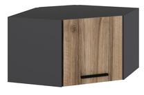 Pakabinama spintelė Kalune Design Kale 506MNR2117, antracito/ąžuolo, 54 cm x 74 cm x 45 cm