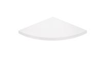Sieninė lentyna Dolle Lite Corner, balta, 30 cm x 30 cm x 1.9 cm