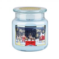 Kalėdinė žvakė, aromatinė Artman, 400 g, Mėlyna