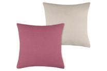 Dekoratyvinė pagalvėlė Stof Duo, balta/violetinė, 50 cm x 50 cm