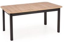 Stalas išskleidžiamas Florian, ąžuolo/juoda, 160 - 228 cm x 90 cm x 78 cm
