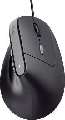 Kompiuterio pelė Trust Bayo II, usb / ps/2 laidas, juoda