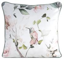 Dekoratyvinės pagalvėlės užvalkalas Inez, balta/žalia/rožinė, 45 cm x 45 cm