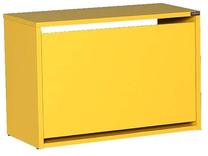 Batų spintelė Kalune Design SHC-110-HH-1, geltona, 60 cm x 30 cm x 42 cm