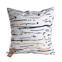 Pagalvės užvalkalas Altom Geometry, mėlyna/balta, 40 cm x 40 cm