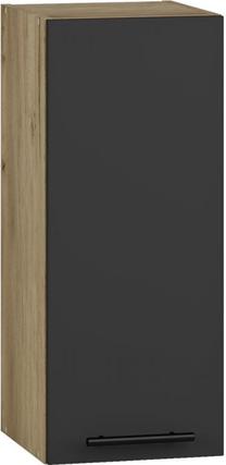 Viršutinė virtuvinė spintelė Vento G-30/72, antracito/ąžuolo, 30 cm x 30 cm x 72 cm