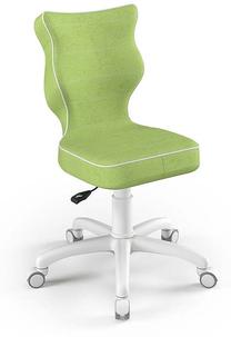 Vaikiška darbo kėdė Petit VS05, 33.5 x 30 x 77.5 cm, balta/žalia