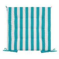 Kėdžių pagalvėlė Garden, mėlyna/balta, 40 cm x 40 cm