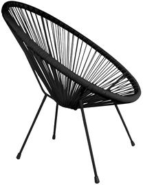 Krėslas Homla Acapulco 968314, juodas, 73 cm x 85 cm x 93 cm