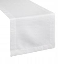 Stalo takelis stačiakampė Eliza, balta, 40 x 140 cm