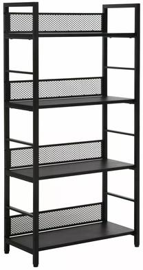 Pastatoma lentyna Raw R4, juoda, 60 cm x 28 cm x 121 cm