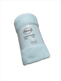 Pledas Okko POLAR, šviesiai mėlynas, 130 cm x 160 cm