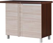 Apatinė virtuvinė spintelė Bodzio Sandi KSSNDL-LA/P/OR, ruda/smėlio, 65 cm x 110 cm x 86 cm