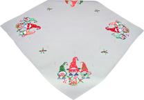 Kalėdinė staltiesė kvadratinė OS-301-B, smėlio, 85 x 85 cm