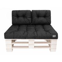 Lauko baldų pagalvių rinkinys Hobbygarden Leo LE1CZA3, juoda, 120 x 82 cm