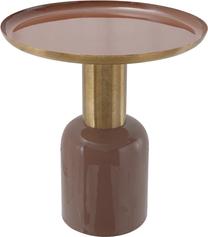 Kavos staliukas Kayoom Art Deco 725, aukso/oranžinis, 49.5 cm x 49.5 cm x 52 cm