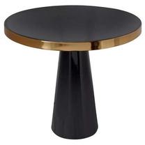 Kavos staliukas Kayoom Art Deco 625, aukso/juodas, 51 cm x 51 cm x 47 cm