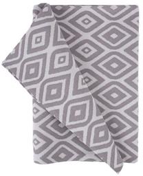 Stalo takelis stačiakampė Home4you Holly Outdoor, balta/pilka, 116 x 43 cm