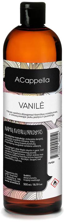 Namų kvapas, namų kvapo papildymas Acappella Vanilla Reed Diffuser Refill, 500 ml