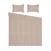 Patalynės užvalkalų komplektas Okko Leopard, rusva, 200 x 220 cm