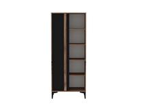 Pastatoma lentyna Kalune Design Iraz, antracito/ąžuolo, 30 cm x 70 cm x 175 cm