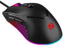 Žaidimų pelė Sandberg Azazinator Mouse 6400, usb / ps/2 laidas, juoda