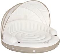 Pripučiamas plaustas Intex Canopy Island Lounge, 195 cm x 195 cm