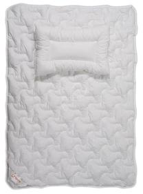 Antklodės ir pagalvės komplektas vaikams Senna Coreno, 100 x 135 cm, balta, 2 vnt.