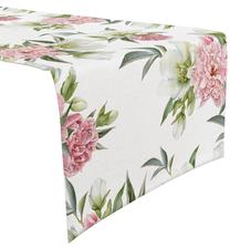 Stalo takelis stačiakampė Mariall OM01-3, balta/šviesiai rožinė/žalia, 40 x 200 cm