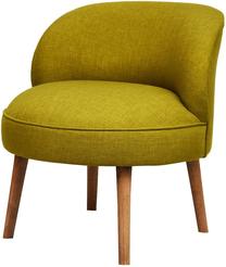 Kėdė Hanah Home Nice Peanut, rudas/žalias, 67 cm x 60 cm x 66 cm