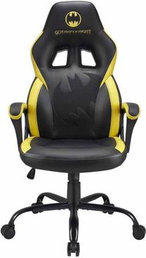 Žaidimų kėdė Subsonic Original Batman, 48 x 51 x 119 - 129 cm, juoda/geltona
