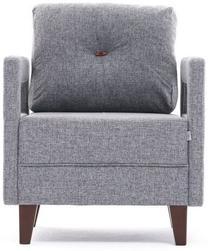 Krėslas Hanah Home Comfort 825BLC2612, pilkas, 80 cm x 70 cm x 80 cm