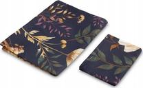 Vaikiškas patalynės užvalkalų komplektas Sensillo Floristry, mėlyna/ruda, 100 x 135 cm