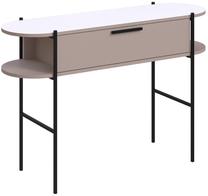 Konsolinis staliukas Kalune Design Otis, rudas/baltas, 130 cm x 38 cm x 86.2 cm