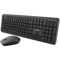 Klaviatūros ir pelės komplektas Canyon SET-W20, Anglų (US), juoda, belaidė