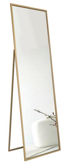 Veidrodis Kalune Design Cheval Cool, pastatomas, 50 cm x 170 cm, aukso