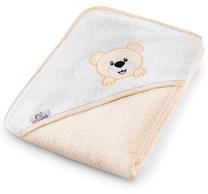Vaikiškas rankšluostis Bocioland Baby, šviesiai ruda, 80 cm x 80 cm