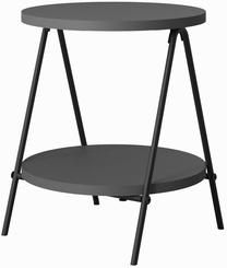 Kavos staliukas Kalune Design Essel Side, antracito, 35 cm x 35 cm x 42 cm