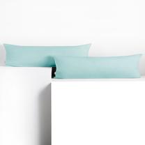 Pagalvės užvalkalas Restilo Amber, mėlyna/žydra, 145 cm x 20 cm, 2 vnt.