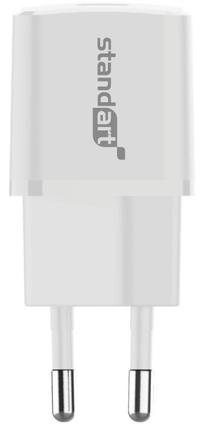 Telefono įkroviklis Standart GT-RH21 mini, USB Type-C, balta, 20 W