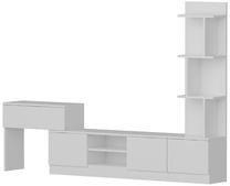 Svetainės baldų komplektas Kalune Design Team, vidaus, baltas