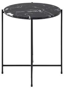 Žurnalinis staliukas Avila, juodas, 42 cm x 42 cm x 45 cm